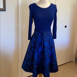 Eva Mendes NY and Company blue dress